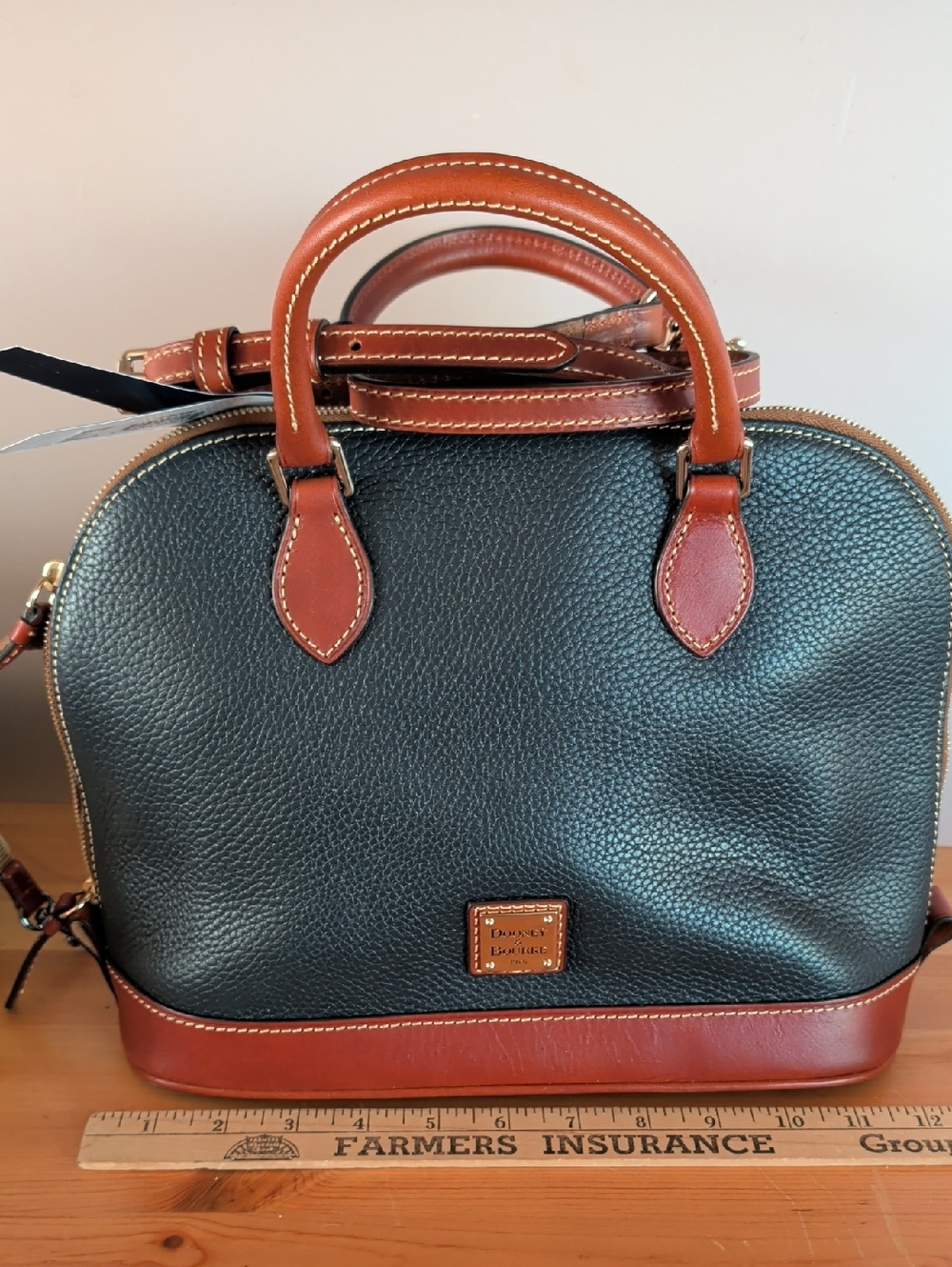 NWT, Dooney & Bourke Navy Canvas Logo Dust Bag - Picture 14 of 16
